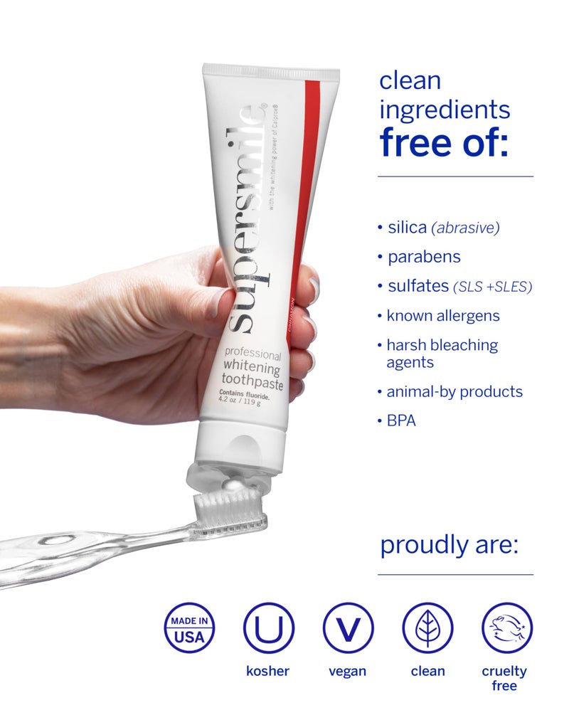 Supersmile Professional Toothpaste (4.2 oz, Cinnamon) - Image 4
